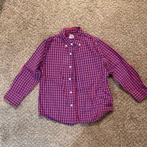 Kids Red and Blue Checkered Shirt